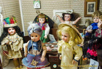 Dolls representing different countries